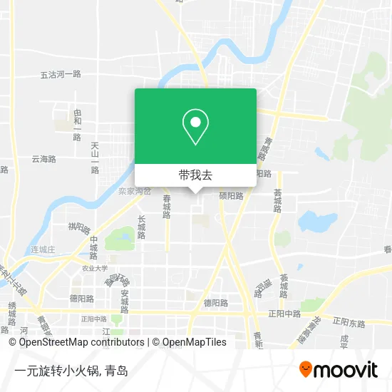 一元旋转小火锅地图