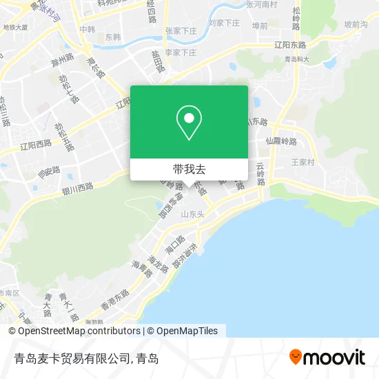 青岛麦卡贸易有限公司地图