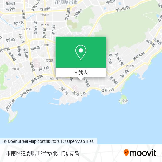 市南区建委职工宿舍(北1门)地图