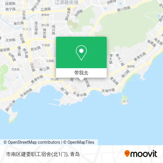 市南区建委职工宿舍(北1门)地图
