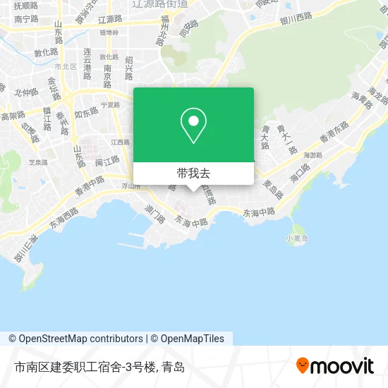 市南区建委职工宿舍-3号楼地图