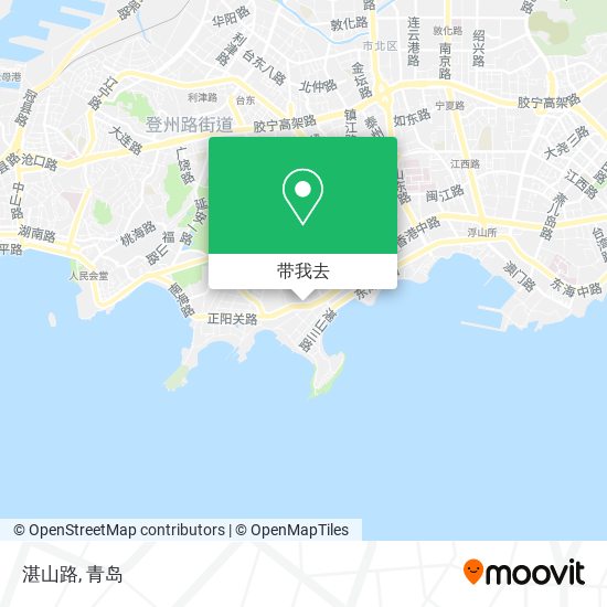湛山路地图
