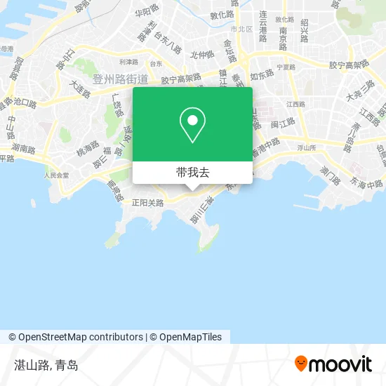 湛山路地图