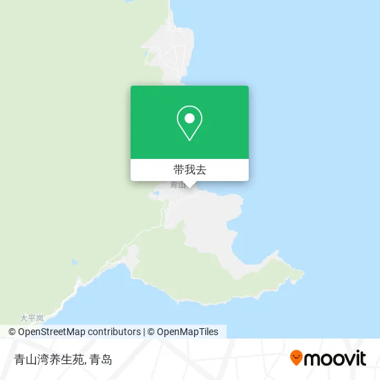 青山湾养生苑地图
