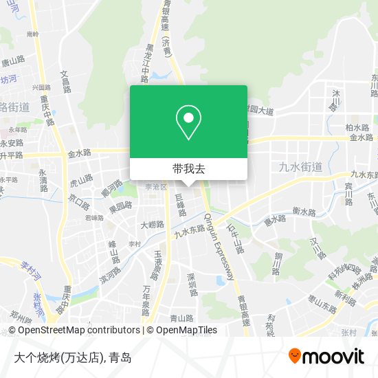大个烧烤(万达店)地图