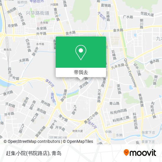 赶集小院(书院路店)地图