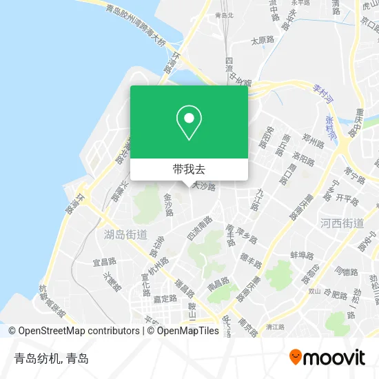 青岛纺机地图