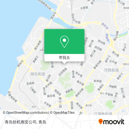 青岛纺机惠安公司地图