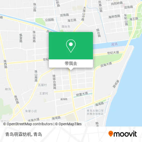 青岛萌霖纺机地图
