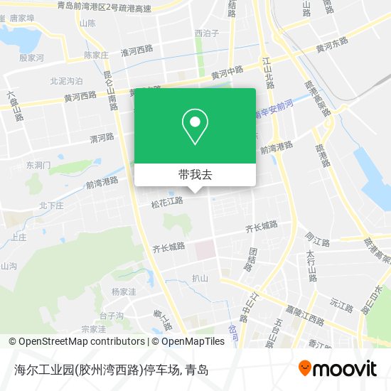 海尔工业园(胶州湾西路)停车场地图