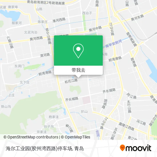 海尔工业园(胶州湾西路)停车场地图