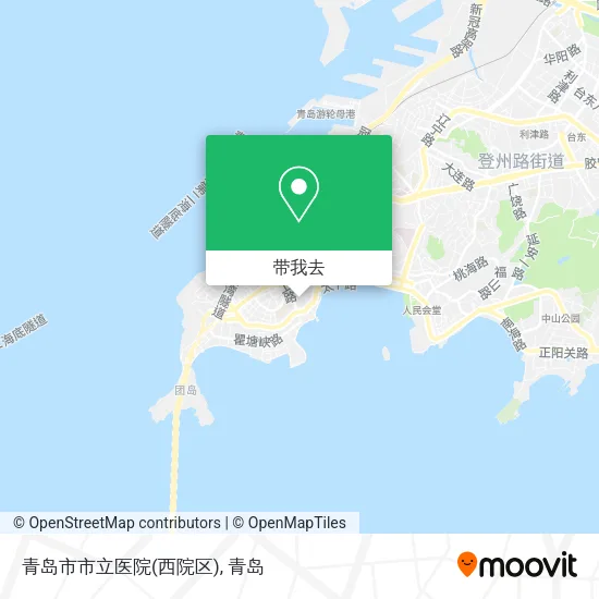 青岛市市立医院(西院区)地图