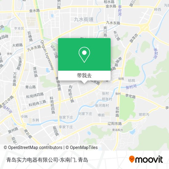 青岛实力电器有限公司-东南门地图