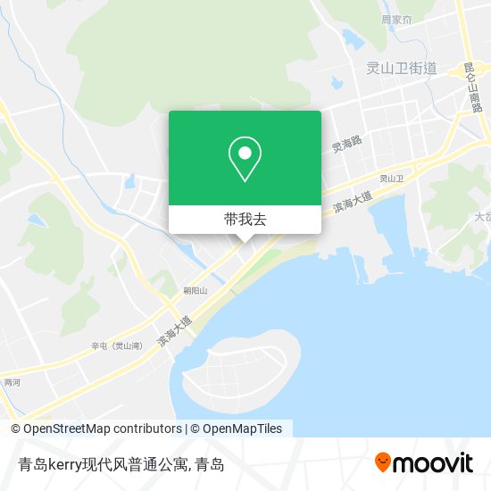 青岛kerry现代风普通公寓地图
