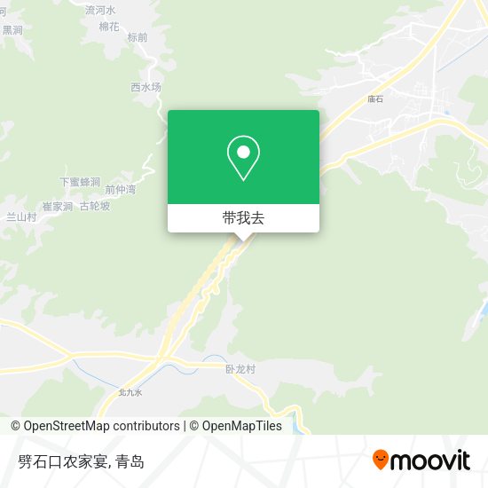 劈石口农家宴地图
