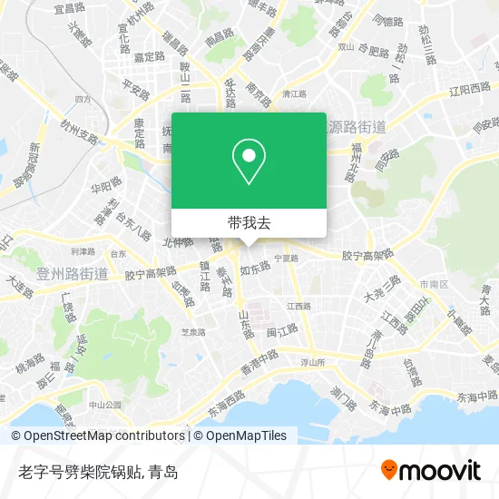 老字号劈柴院锅贴地图