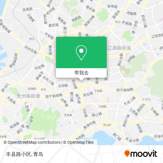 丰县路小区地图