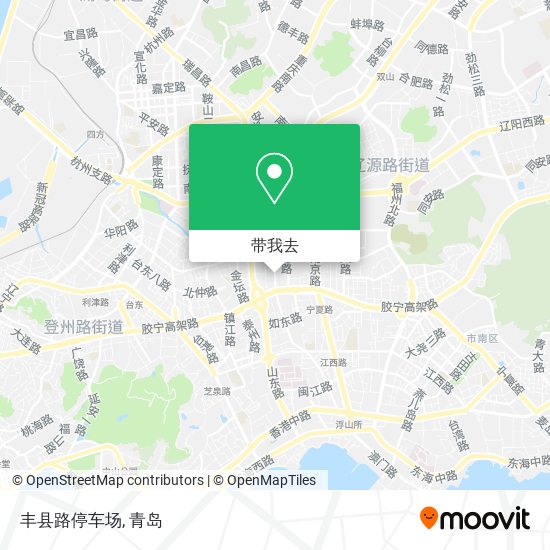 丰县路停车场地图