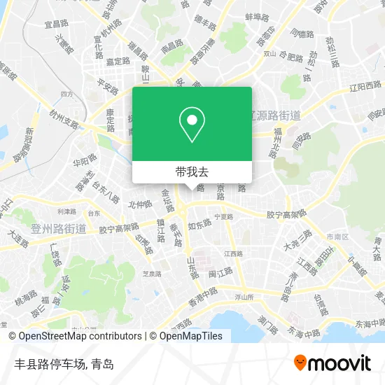 丰县路停车场地图