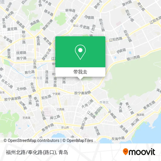 福州北路/奉化路(路口)地图