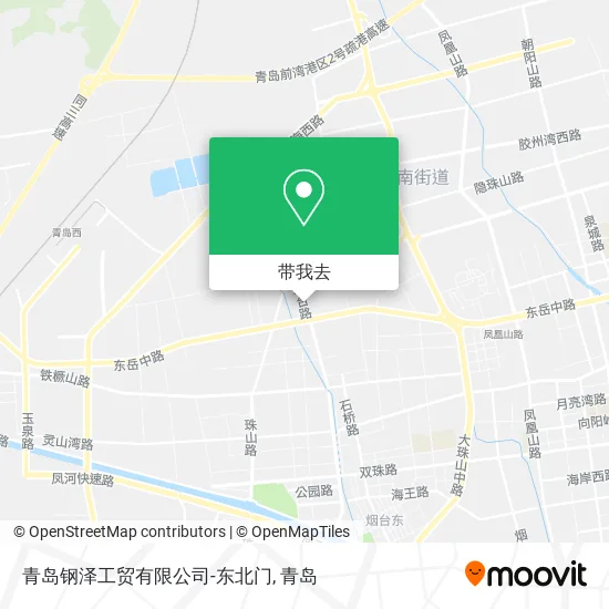 青岛钢泽工贸有限公司-东北门地图