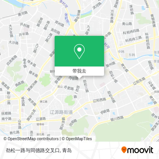 劲松一路与同德路交叉口地图