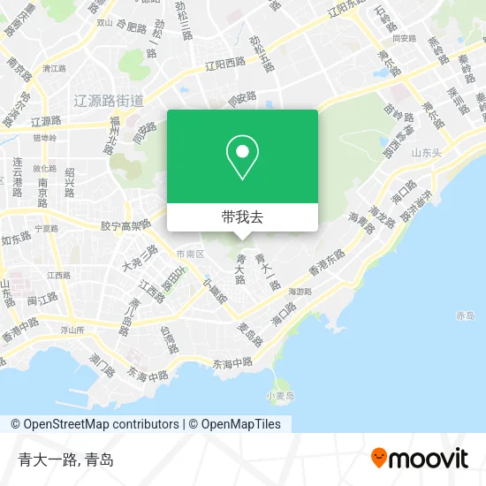 青大一路地图