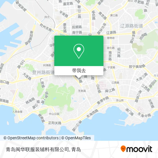 青岛闽华联服装辅料有限公司地图