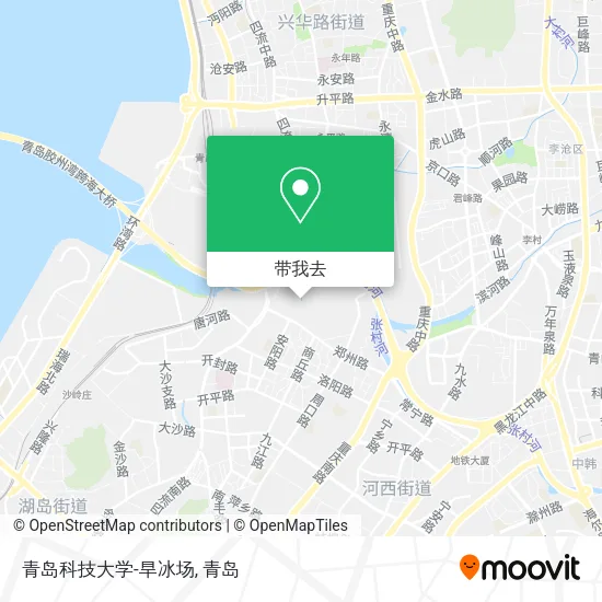 青岛科技大学-旱冰场地图