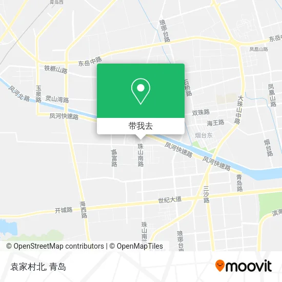 袁家村北地图