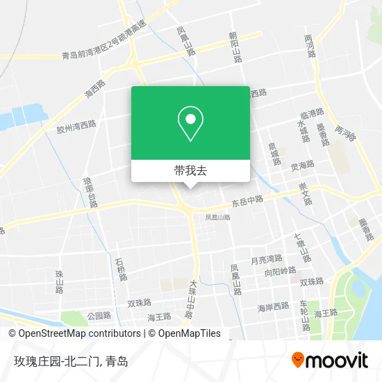玫瑰庄园-北二门地图