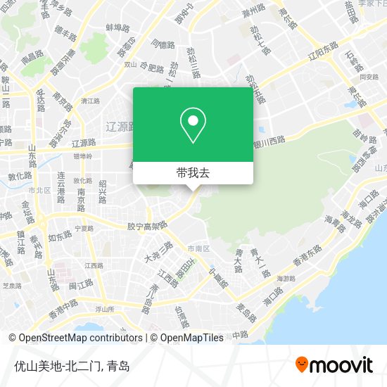 优山美地-北二门地图