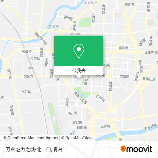 万科魅力之城-北二门地图