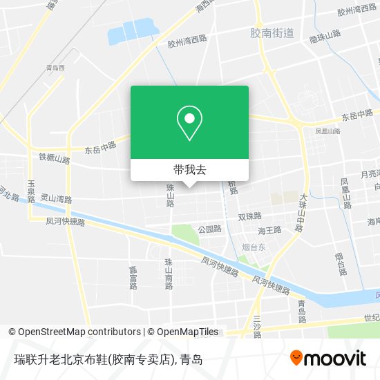 瑞联升老北京布鞋(胶南专卖店)地图