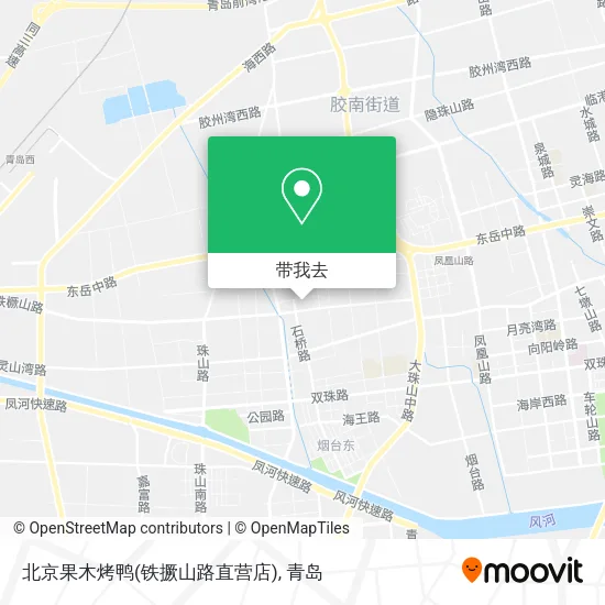 北京果木烤鸭(铁撅山路直营店)地图
