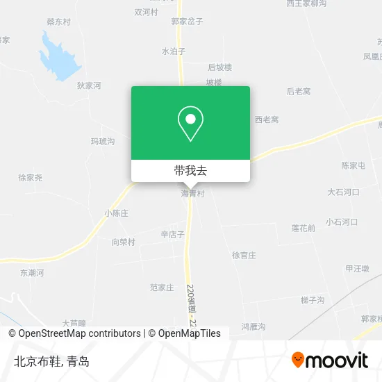 北京布鞋地图