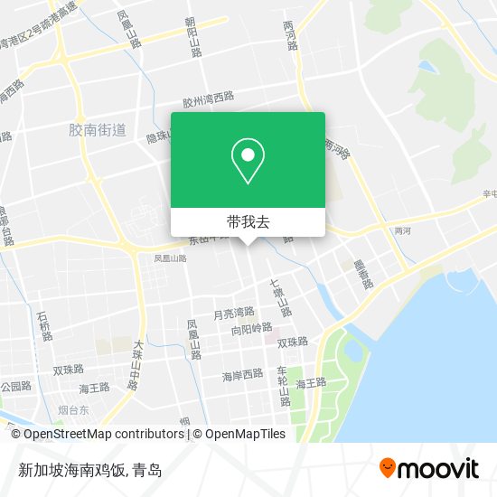 新加坡海南鸡饭地图