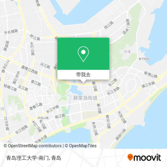 青岛理工大学-南门地图