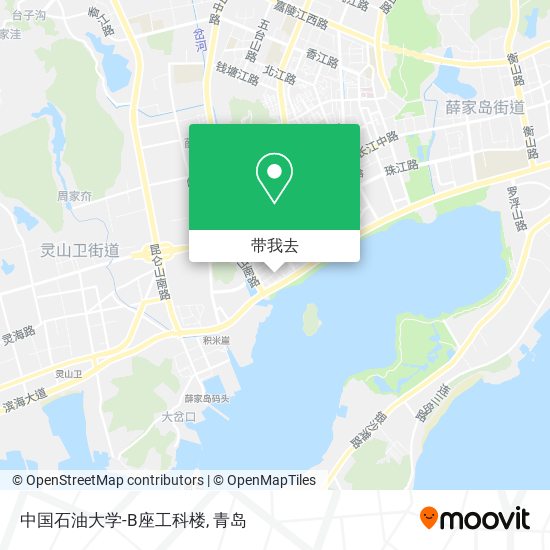 中国石油大学-B座工科楼地图