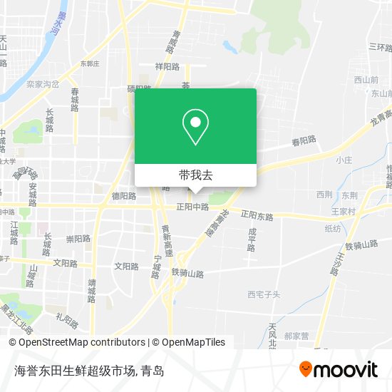 海誉东田生鲜超级市场地图