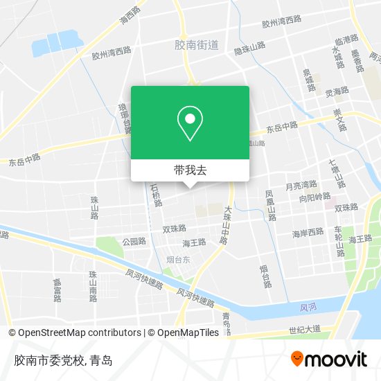 胶南市委党校地图