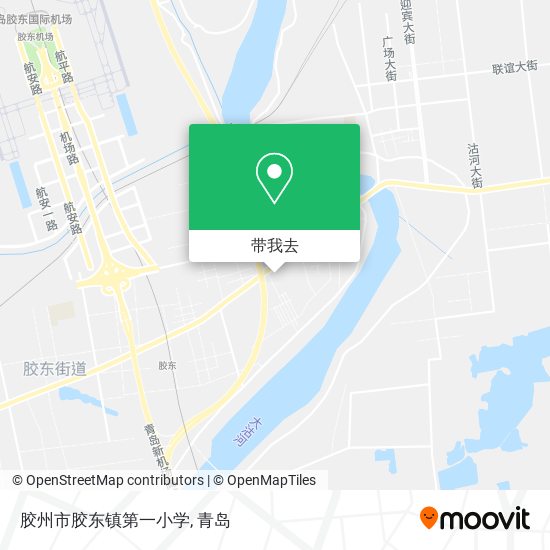胶州市胶东镇第一小学地图