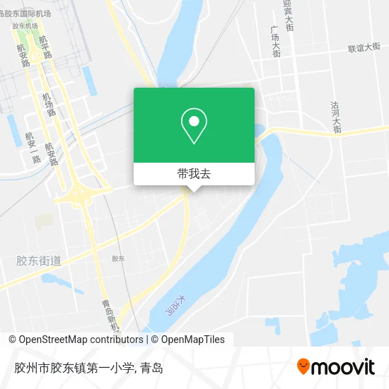 胶州市胶东镇第一小学地图