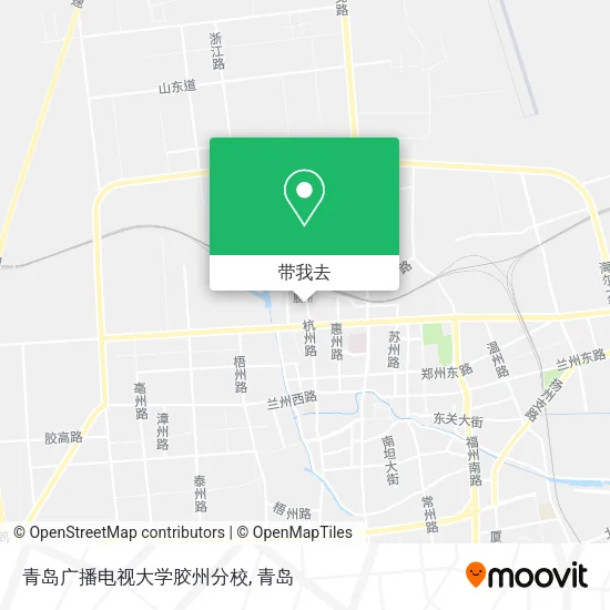 青岛广播电视大学胶州分校地图