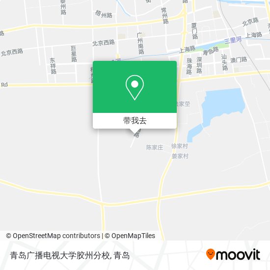 青岛广播电视大学胶州分校地图
