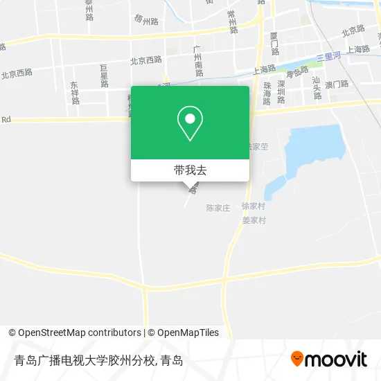 青岛广播电视大学胶州分校地图