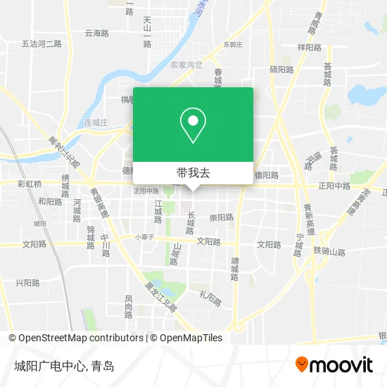 城阳广电中心地图