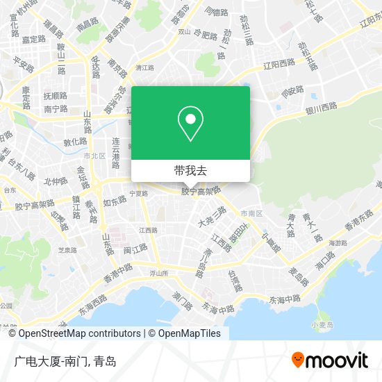 广电大厦-南门地图