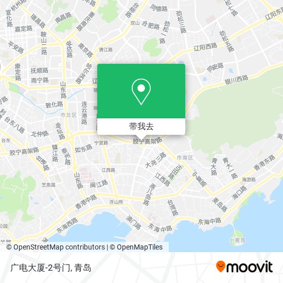广电大厦-2号门地图