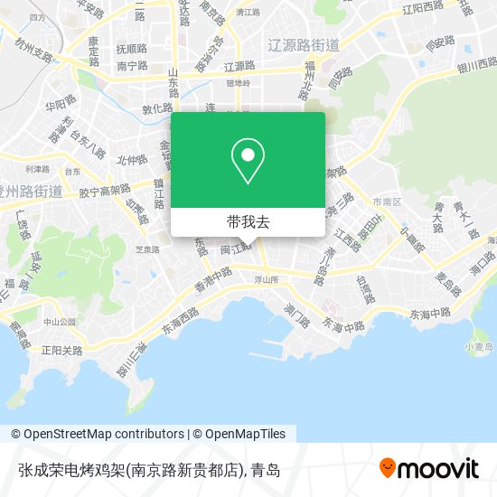 张成荣电烤鸡架(南京路新贵都店)地图